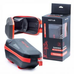 Sakwa na hulajnogę elektryczną Wodoodporna Torba Motus Red Edition 3 L. Czarne torebki klasyczne damskie MOTUS, bez wzorów, z materiału, bez dodatków. Za 99.00 zł.