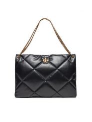 Tory Burch Torebka Kira 155235 Czarny. Czarne torebki klasyczne damskie Tory Burch, bez wzorów, ze skóry, bez dodatków. Za 3,769.00 zł.