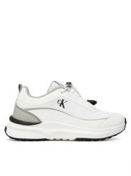 Calvin Klein Sneakersy Low Cut Lace-Up Sneaker V3X9-83171-1844 S Biały. Białe buty sportowe chłopięce CALVIN KLEIN, z materiału, bez zapięcia. Za 349.99 zł.