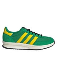Adidas Skórzane buty "RUN 70s" w kolorze zielono-żółtym do biegania rozmiar: 43 1/3. Zielone obuwie do biegania damskie Adidas. Za 196.24 zł.