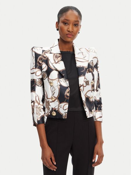 Babylon Marynarka S00704 Biały Regular Fit. Białe marynarki i żakiety damskie Babylon, s, bez wzorów, z syntetyku. Za 789.00 zł.