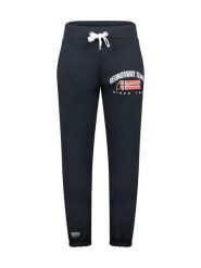 Geographical Norway Spodnie dresowe "Mhagen" w kolorze granatowym rozmiar: S. Niebieskie spodnie dresowe męskie Geographical Norway, bez wzorów, z dresówki. Za 95.95 zł.