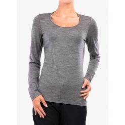 Bluza termoaktywna damska Icebreaker 200 Oasis LS Scoop. Szare bluzy bez kaptura damskie Icebreaker. Za 282.99 zł.