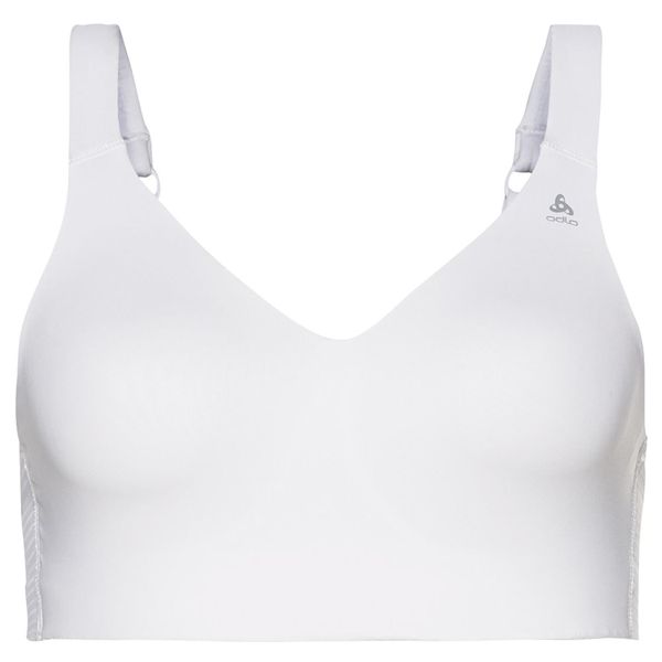 Biustonosz sportowy Odlo Sport bra EVERYDAY HIGH. Białe biustonosze sportowe damskie Odlo, bez wzorów, z dzianiny. Za 239.80 zł.