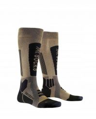 Skarpety X-Socks HeliXX GOLD 4.0 S001. Brązowe skarpetki damskie X-Socks, bez wzorów, z materiału. Za 259.99 zł.