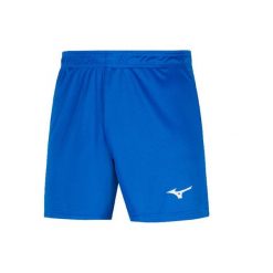 Szorty Mizuno Team Trad. Niebieskie szorty damskie Mizuno, bez wzorów, z materiału. Za 135.00 zł.