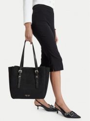 Nine West Torebka EO-STEEL ROSE-LDA9417 Czarny. Czarne torebki klasyczne damskie Nine West, bez wzorów, z materiału, bez dodatków. Za 329.99 zł.