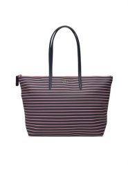 Lacoste Torebka NF4939SJ Granatowy. Niebieskie torebki klasyczne damskie Lacoste, bez wzorów, ze skóry, bez dodatków. Za 459.99 zł.