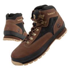 Buty trekkingowe męskie Timberland Euro Hiker. Brązowe buty trekkingowe męskie Timberland, bez zapięcia, trekkingowe. Za 449.00 zł.