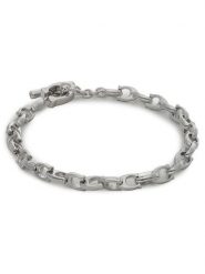 Coach Bransoletka 37376745RHO030 Srebrny. Szare bransoletki damskie Coach, metalowe. Za 229.99 zł.