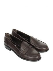 GÖNDERİ® Skórzane mokasyny w kolorze brązowym rozmiar: 41. Brązowe mokasyny damskie ze skóry. Za 137.63 zł.