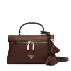 Torebka Guess. Brązowe torebki klasyczne damskie Guess, z aplikacjami, bez dodatków. Za 544.99 zł.