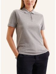 Seidensticker Koszulka polo w kolorze szarym rozmiar: S. Szare bluzki damskie Seidensticker, s, bez wzorów, z bawełny, bez kołnierzyka, bez ramiączek. Za 99.45 zł.