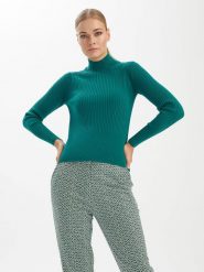 BGN Sweter w kolorze morskim rozmiar: 34. Niebieskie golfy damskie BGN, bez wzorów, z wełny, bez ramiączek. Za 93.29 zł.