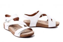 JOSEF SEIBEL 78519 43 800 Tonga 25 roma/weiss, sandały damskie. Brązowe sandały damskie Josef Seibel, bez wzorów, ze skóry, bez obcasa. Za 314.42 zł.