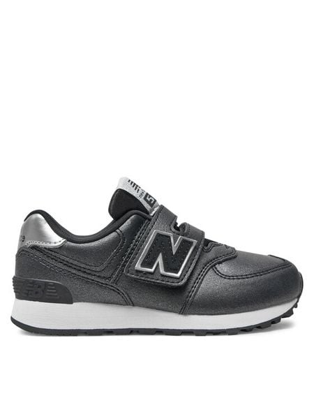 New Balance Sneakersy PV574FM Czarny. Czarne buty sportowe dziewczęce New Balance, bez wzorów, z materiału, bez zapięcia. Za 189.99 zł.
