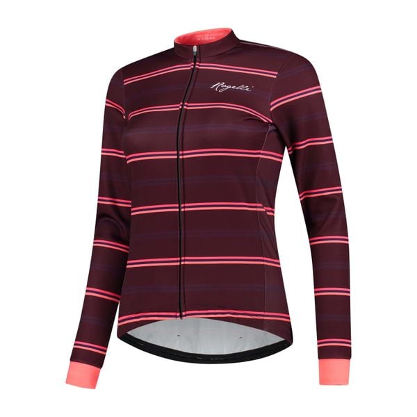 Bluza damska Rogelli Stripe. Brązowe bluzy bez kaptura damskie Rogelli, m, z materiału. Za 429.55 zł.