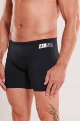 Bokserki do pływania Zerod Anthracite. Czarne kąpielówki męskie ZEROD, m, bez wzorów, z elastanu, do pływania. Za 205.00 zł.