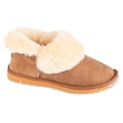 Buty Emu Australia Platinum Mintaro WP11850-CHES brązowe. Brązowe botki damskie na zimę, z gumy, bez obcasa, bez zapięcia. Za 613.82 zł.