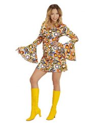 Carnival Party Sukienka kostiumowa w kolorze pomarańczowym ze wzorem rozmiar: M. Pomarańczowe sukienki damskie Carnival Party, na imprezę, m, bez wzorów, bez kołnierzyka, bez ramiączek. Za 86.99 zł.