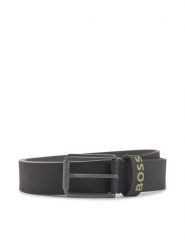 Boss Pasek Męski 50486756 Czarny. Czarne paski męskie Boss, bez wzorów, ze skóry. Za 329.99 zł.