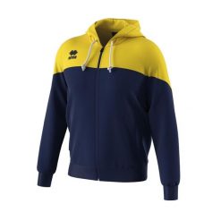 Bluza Errea Ben Felpa Ad Dorośli. Niebieskie bluzy sportowe damskie ERREA, m, bez wzorów, z bawełny, bez ramiączek, długie, z kapturem. Za 239.50 zł.