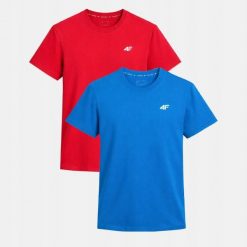 T-SHIRT MĘSKI 4F KOSZULKA ZESTAW KOMPLET 2PAK TTSHM3341. T-shirty sportowe męskie 4f, m, z bawełny, bez ramiączek, na fitness i siłownię. Za 86.00 zł.