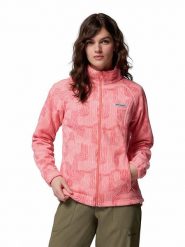 Columbia Kurtka polarowa "Benton Springs" w kolorze jasnoróżowym rozmiar: XS. Różowe kurtki damskie Columbia, xs, bez wzorów, z polaru, bez kaptura. Za 159.95 zł.