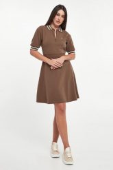 Sukienka polo mini ARMANI EXCHANGE. Sukienki damskie Armani Exchange, m, bez wzorów, bez kołnierzyka, bez ramiączek, mini. Za 699.00 zł.