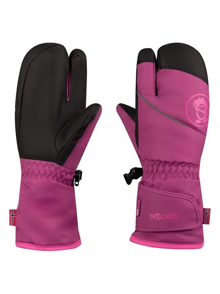 Trollkids Rękawiczki funkcyjne "Troll" w kolorze różowym rozmiar: 6. Różowe rękawiczki dziecięce Trollkids, z polaru, bez ramiączek. Za 87.61 zł.