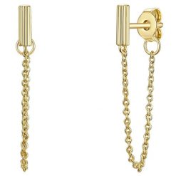 Glanzstücke München Srebrne kolczyki sztyfty srebro wysokiej próby żółte złoto Kolczyki 1 ct Damski. Szare kolczyki damskie Glanzstücke München, srebrne, na sztyftcie. Za 129.99 zł.