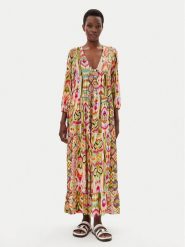 LOLA CASADEMUNT Sukienka letnia LS2516070 Kolorowy Relaxed Fit. Sukienki damskie lola casademunt, na lato, xs, bez wzorów, z wiskozy, bez kołnierzyka, bez ramiączek. Za 369.99 zł.