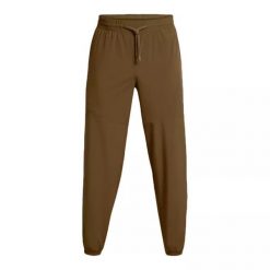 Spodnie dresowe Under Armour Vibe Woven. Brązowe spodnie sportowe męskie Under Armour, z dresówki. Za 325.15 zł.