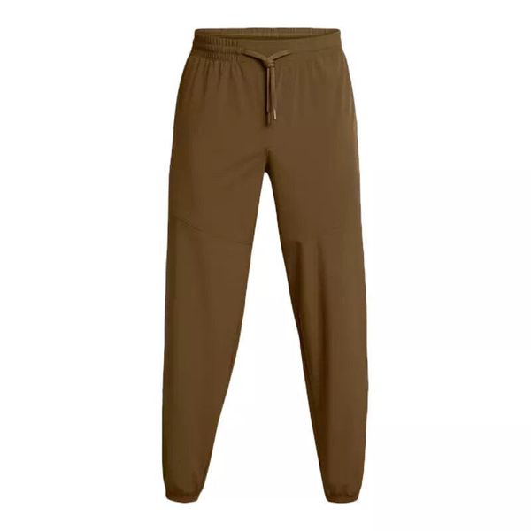 Spodnie dresowe Under Armour Vibe Woven. Brązowe spodnie sportowe męskie Under Armour, z dresówki. Za 325.15 zł.