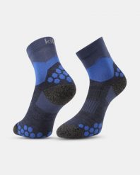 Uniseksowe skarpety outdoorowe Kilpi PRO-U. Niebieskie skarpetki damskie Kilpi, bez wzorów, z materiału. Za 101.89 zł.