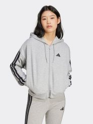 Adidas Bluza w kolorze szarym rozmiar: XXL. Szare bluzy z kapturem damskie Adidas, xxl. Za 174.43 zł.
