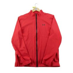 Second life - Kurtka Męska Storm Rain Jacket UA Storm - Stan dobry. Czerwone kurtki męskie Under Armour, l, bez wzorów, z materiału, bez kaptura. Za 207.36 zł.