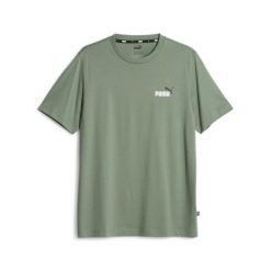 Koszulka Sportowa Męska Puma Ess+ 2 Col Small Logo. Fioletowe t-shirty sportowe męskie Puma, m, bez ramiączek, na jogę i pilates. Za 174.00 zł.