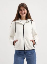 TRAVELIN' Bluza "Kirsten" w kolorze białym rozmiar: XXL. Białe bluzy z kapturem damskie Travelin', xxl. Za 195.99 zł.