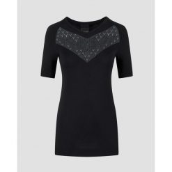 Koszulka biegowa damska X-Bionic Twyce Run Shirt SS Black. Czarne t-shirty damskie X BIONIC, bez wzorów, bez kołnierzyka. W wyprzedaży za 336.00 zł.