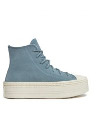 Converse Trampki Chuck Taylor As Modern Lift A06816C Niebieski. Niebieskie trampki i tenisówki damskie Converse, bez wzorów, ze skóry. Za 469.99 zł.