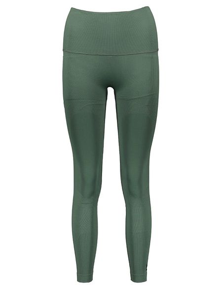 Adidas Legginsy sportowe "FRMT Sculpt" w kolorze zielonym rozmiar: XL. Zielone legginsy damskie Adidas, xl, bez wzorów, z materiału, outdoorowe. Za 152.62 zł.