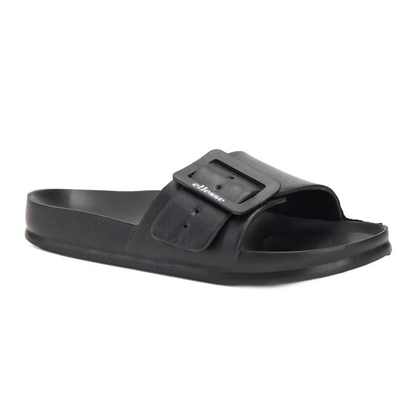 Klapki damskie Ellesse Eloise. Czarne klapki damskie Ellesse, bez wzorów, bez obcasa. Za 49.99 zł.