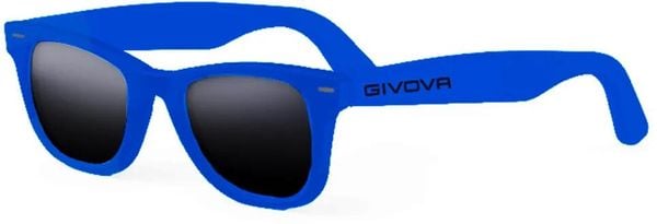 Okulary przeciwsłoneczne Givova Royal Blue. Niebieskie okulary przeciwsłoneczne damskie Givova, prostokątne. Za 95.99 zł.