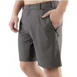 Szorty trekkingowe męskie Viking Expander. Szare szorty męskie VIKING, z elastanu, bez kołnierzyka. Za 186.99 zł.