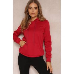 Czerwona Bluza z Kapturem Corbetes. Czerwone bluzy z kapturem damskie Renee, l, z dresówki. Za 44.99 zł.