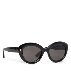 Okulary przeciwsłoneczne Tom Ford. Czarne okulary przeciwsłoneczne damskie Tom Ford. Za 1,889.00 zł.