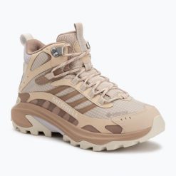 Buty turystyczne damskie Merrell Moab Speed 2 Mid GTX. Brązowe obuwie trekkingowe damskie MERRELL. Za 729.99 zł.