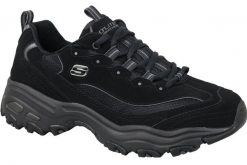 Buty sportowe Sneakersy męskie, Skechers D'Lites. Czarne buty sportowe na co dzień męskie Skechers, z materiału, bez zapięcia, trekkingowe. Za 319.99 zł.