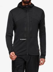 Bluza trekkingowa Mammut Eiger Nordwand Advanced ML Hooded Jacket. Czarne bluzy z kapturem męskie Mammut, l, z dzianiny. Za 1,187.99 zł.